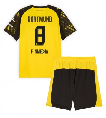 Borussia Dortmund Felix Nmecha #8 Hemmatröja Barn 2025-26 Kortärmad (+ Korta byxor)